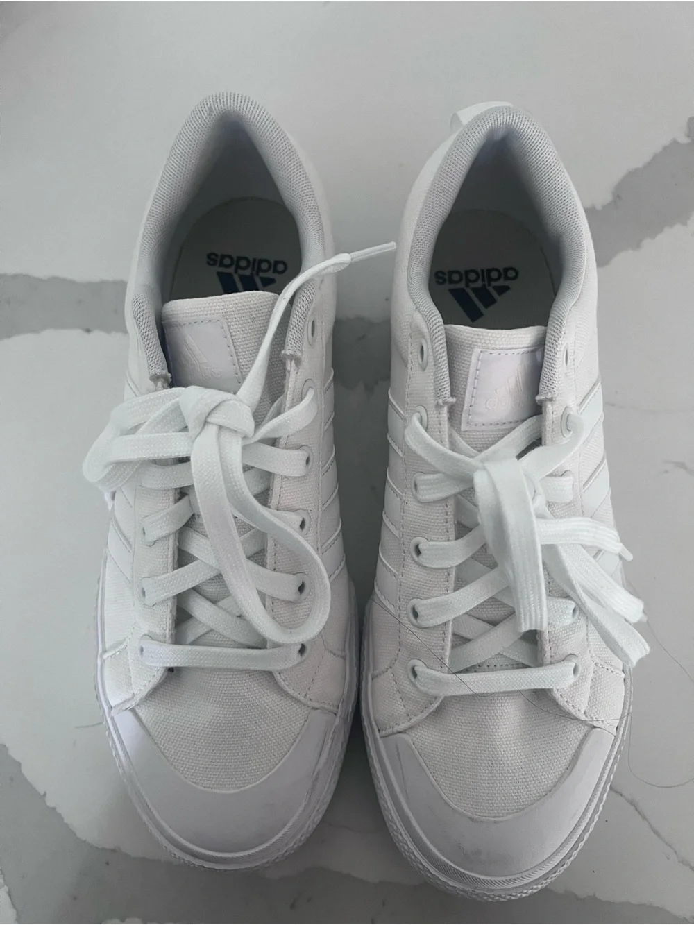 adidas clean white